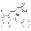 Benzenebutanoic acid,2,4,5-trifluoro-b-[(phenylmethoxy)amino]-,( 57187517,bR)- CAS 767352-29-4